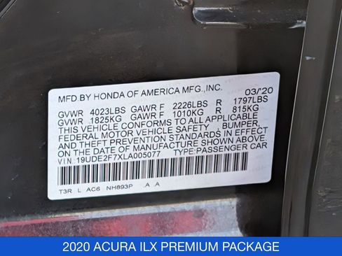 Used 2020 Acura ILX w/ Premium Package image 33