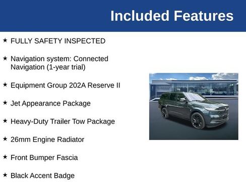 Used 2025 Lincoln Navigator Reserve w/ Jet Appearance Package AWD/4WD image 5