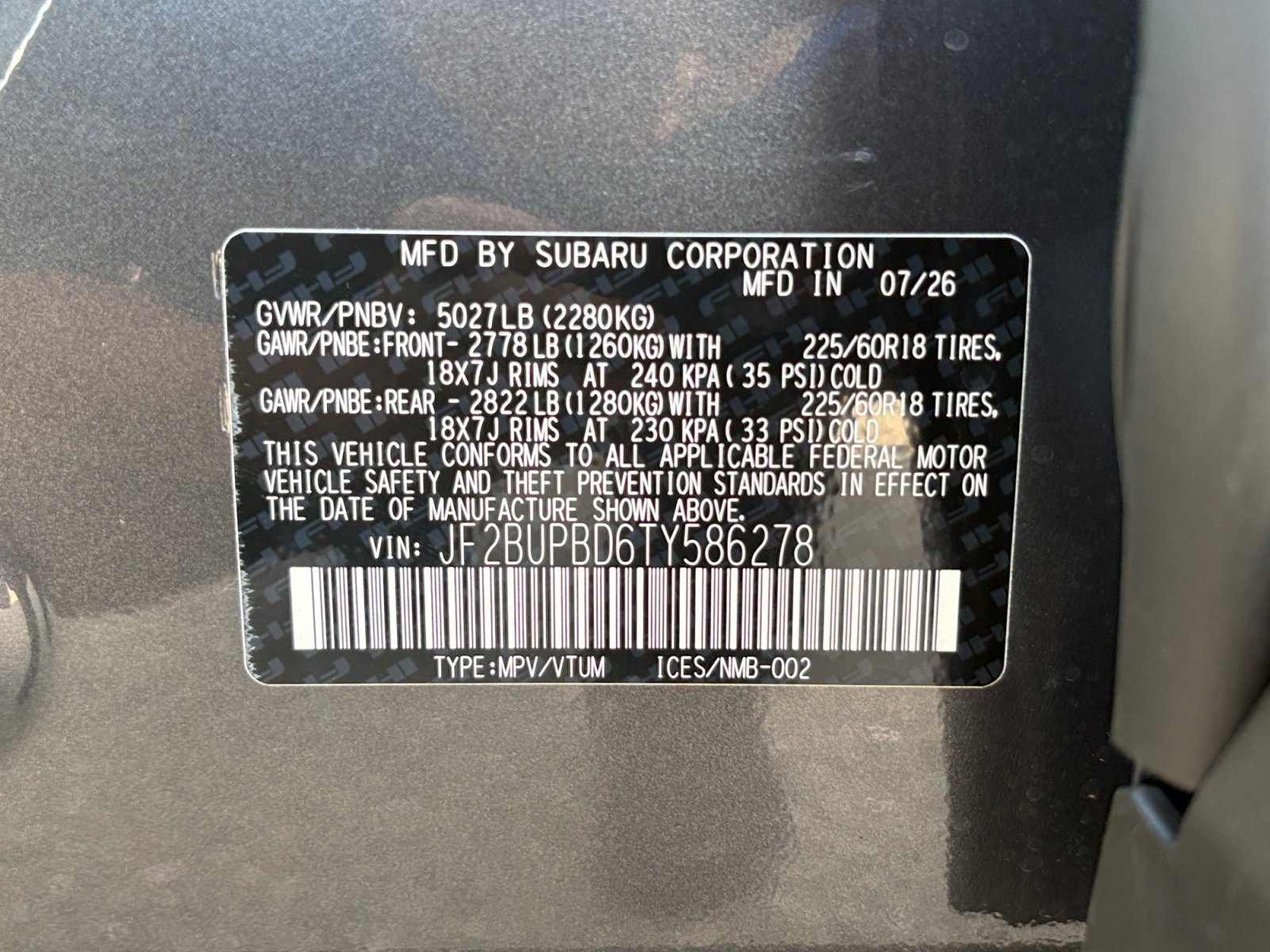 New 2026 Subaru Outback Premium AWD/4WD image 41