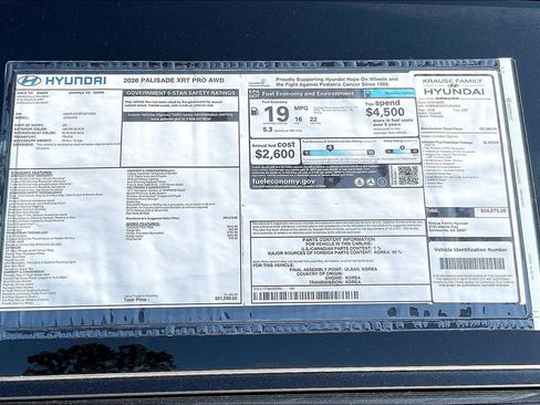 New 2026 Hyundai Palisade XRT Pro image 13