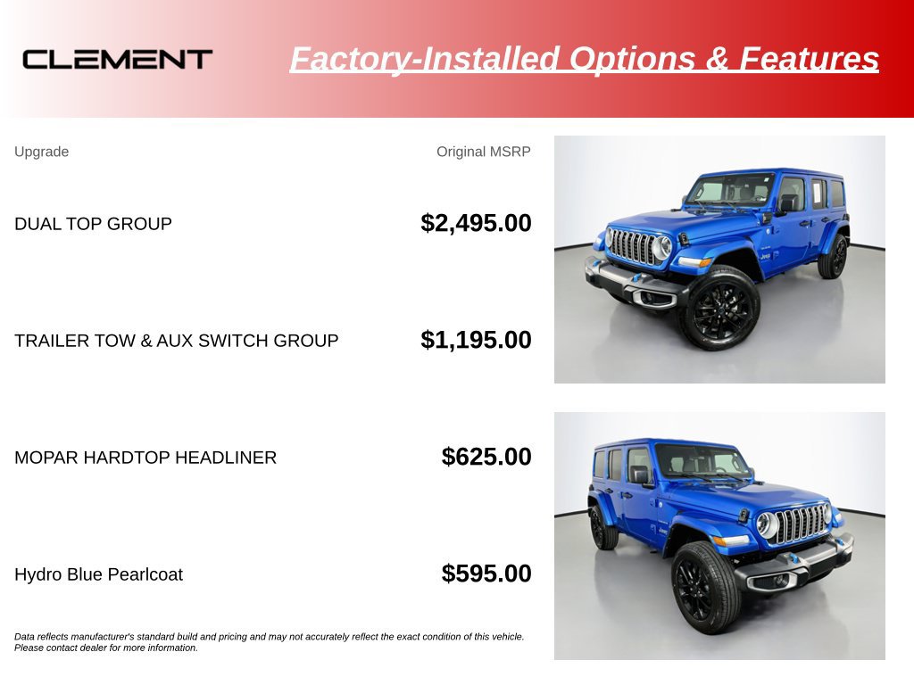 Used 2024 Jeep Wrangler Unlimited Sahara w/ Dual Top Group AWD/4WD image 16