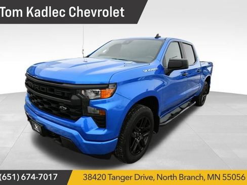 Used 2025 Chevrolet Silverado 1500 Custom w/ LPO, Dark Essentials Package AWD/4WD image 1