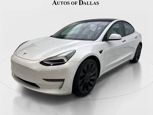 Used 2021 Tesla Model 3 Performance AWD/4WD image 2