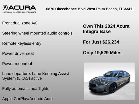 Used 2024 Acura Integra A-Spec FWD image 6