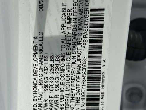 Certified 2024 Honda Accord EX image 30