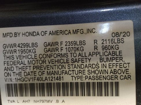 Used 2020 Honda Accord EX image 32