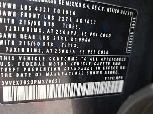 Certified 2023 Volkswagen Taos SE image 33