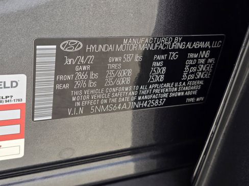 Certified 2022 Hyundai Santa Fe XRT w/ Cargo Package image 31