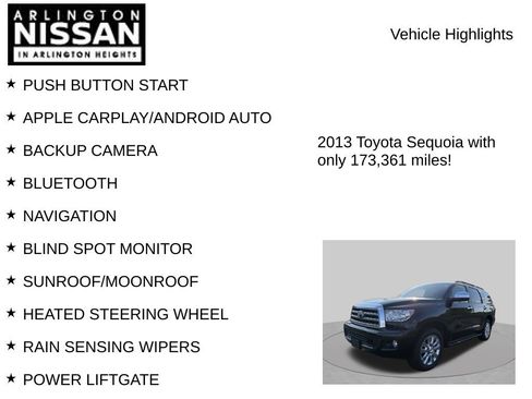 Used 2013 Toyota Sequoia Platinum AWD/4WD image 7