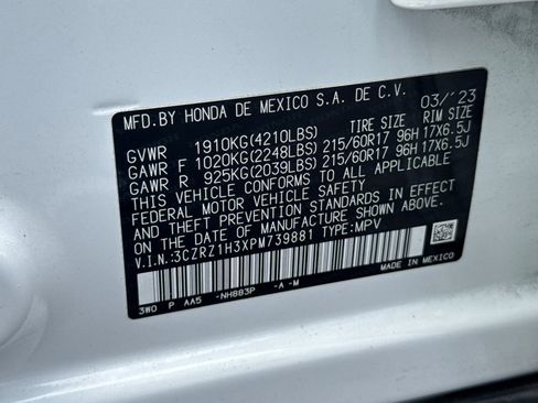 Used 2023 Honda HR-V LX image 19
