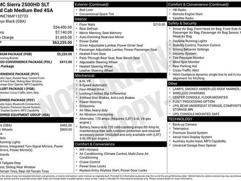Used 2021 GMC Sierra 2500 SLT w/ SLT Premium Package AWD/4WD image 5