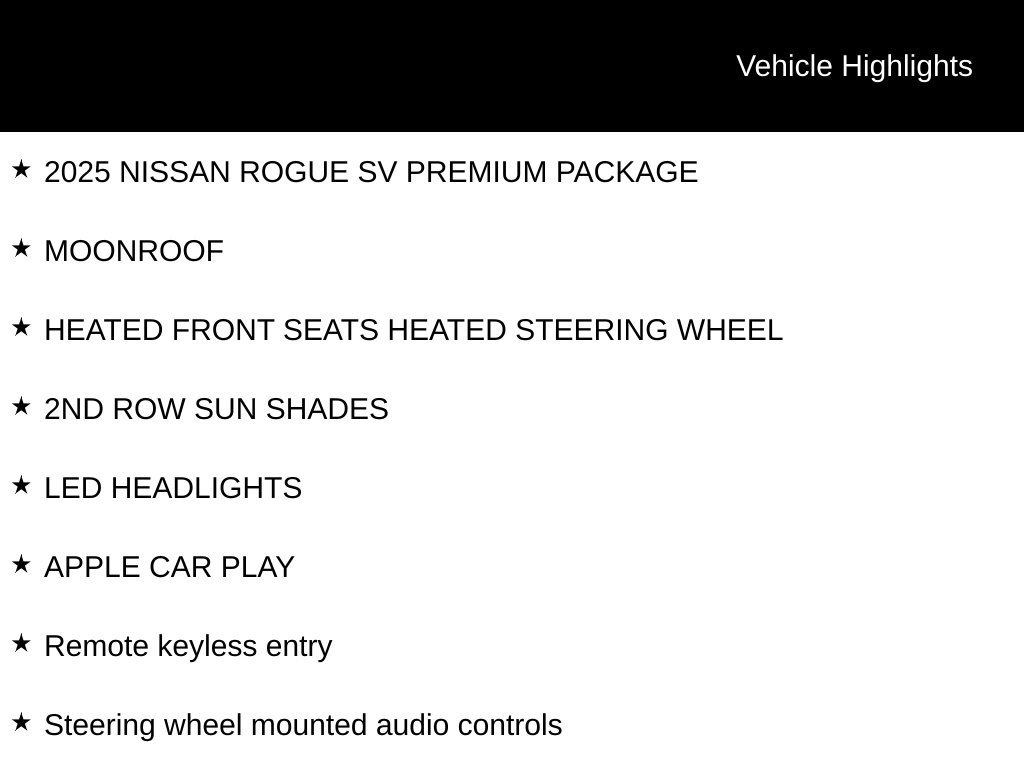 Certified 2025 Nissan Rogue SV w/ SV Premium Package AWD/4WD image 6