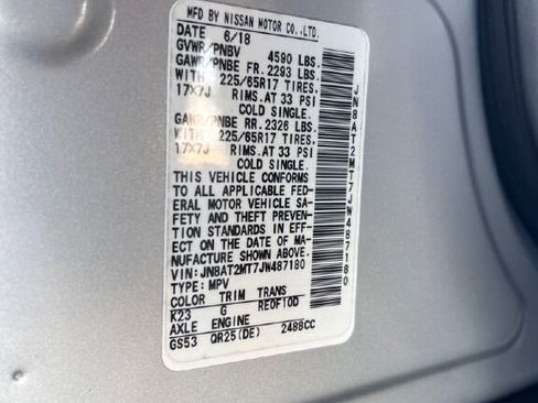 Used 2018 Nissan Rogue SV image 29