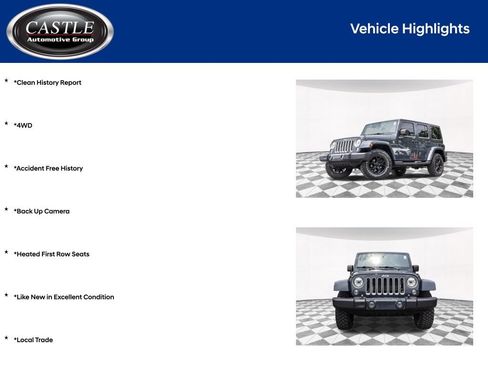 Used 2017 Jeep Wrangler Unlimited Sahara w/ Connectivity Group AWD/4WD image 4