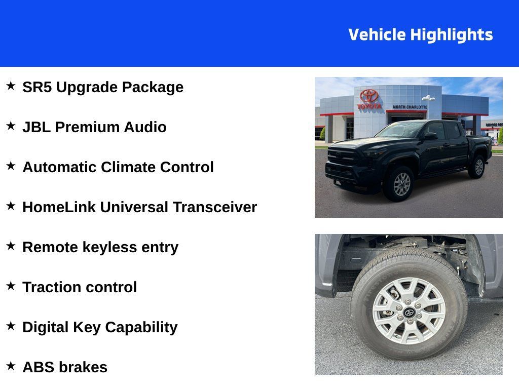 Used 2024 Toyota Tacoma SR5 AWD/4WD image 4