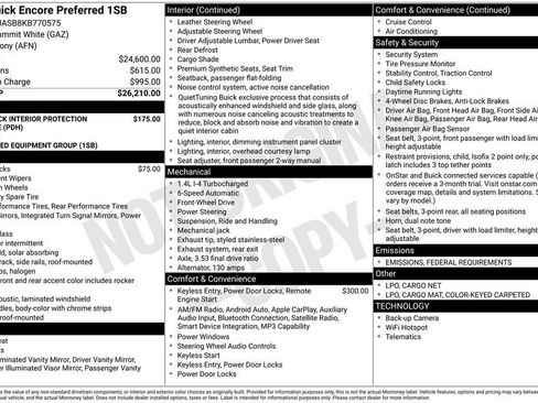 Used 2019 Buick Encore Preferred image 19