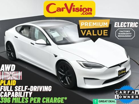 Used 2022 Tesla Model S Plaid AWD/4WD image 1