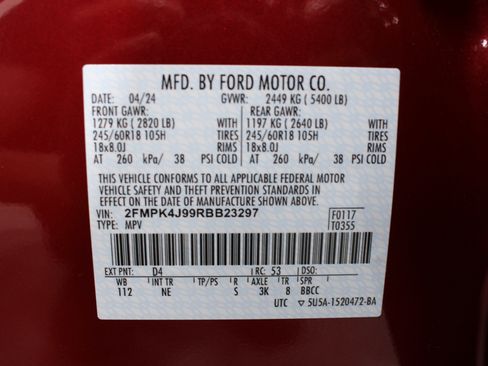 Used 2024 Ford Edge SEL w/ Sport Appearance Package AWD/4WD image 40
