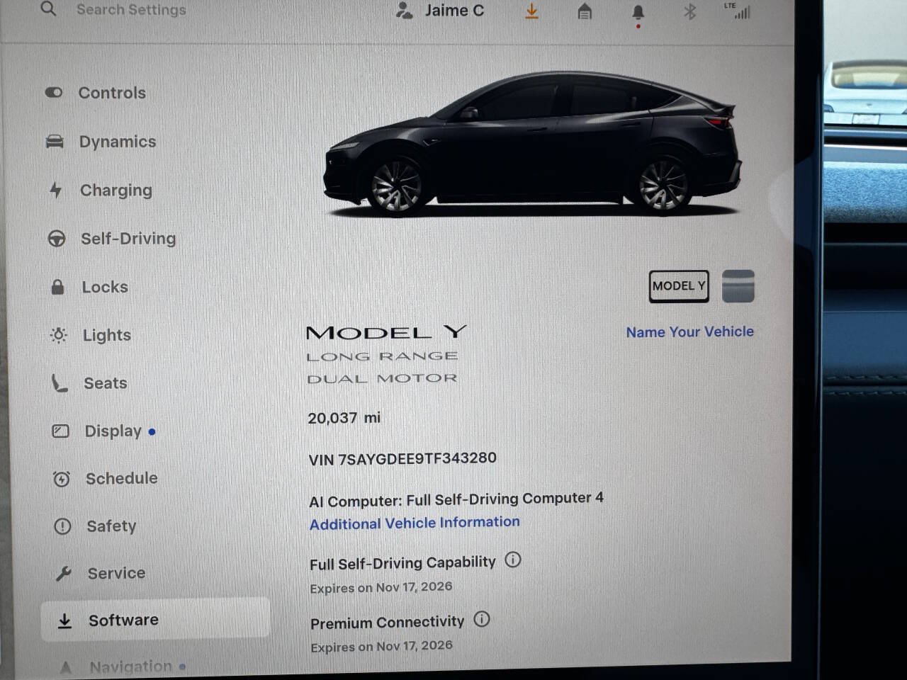 Used 2026 Tesla Model Y Long Range AWD/4WD image 11