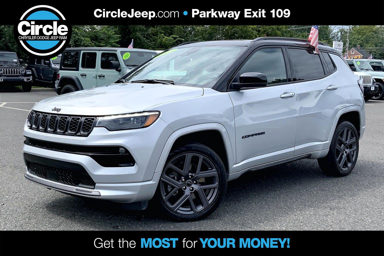 Certified 2025 Jeep Compass Limited w/ High Altitude Package AWD/4WD 360° Tour