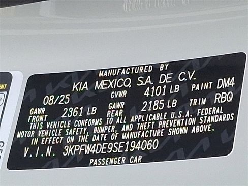 New 2025 Kia K4 GT-Line w/ GT-Line Sunroof Package image 11