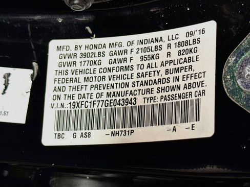 Used 2016 Honda Civic EX-L image 40