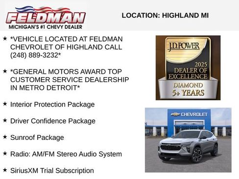 New 2026 Chevrolet Trax RS w/ Sunroof Package image 3