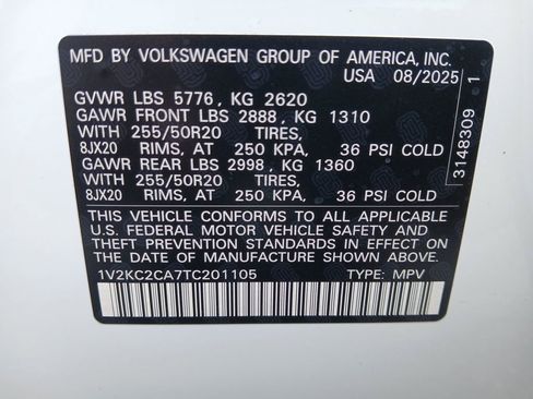 New 2026 Volkswagen Atlas Cross Sport SE image 29