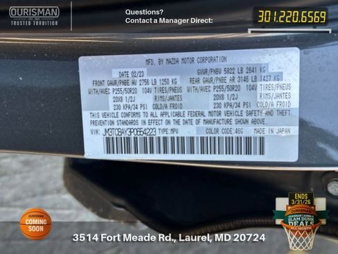 Used 2023 MAZDA CX-9 Touring Plus image 13