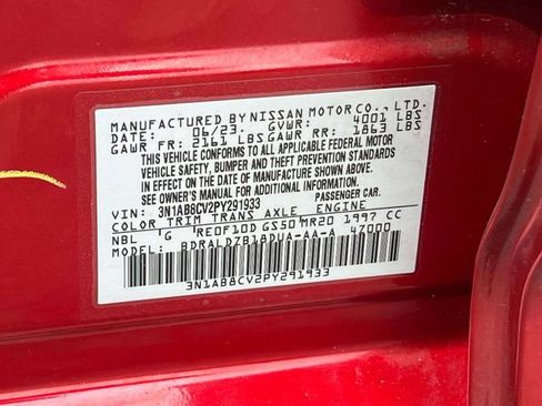Certified 2023 Nissan Sentra SV FWD image 18