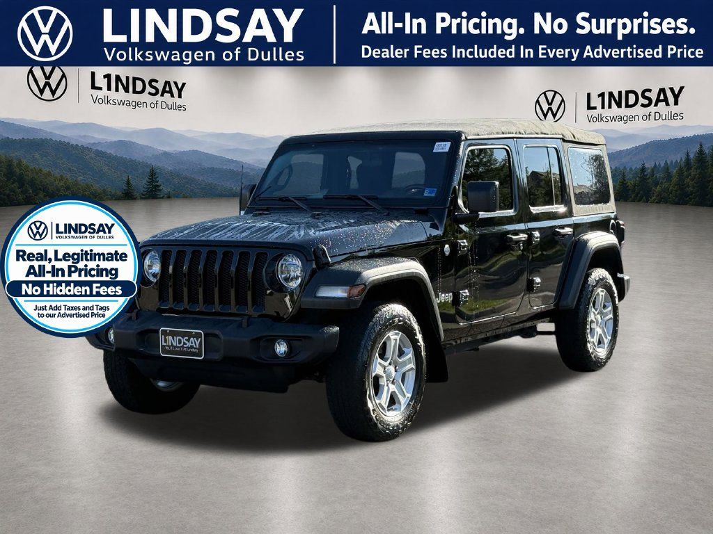 Used 2018 Jeep Wrangler Unlimited Sport S AWD/4WD image 4