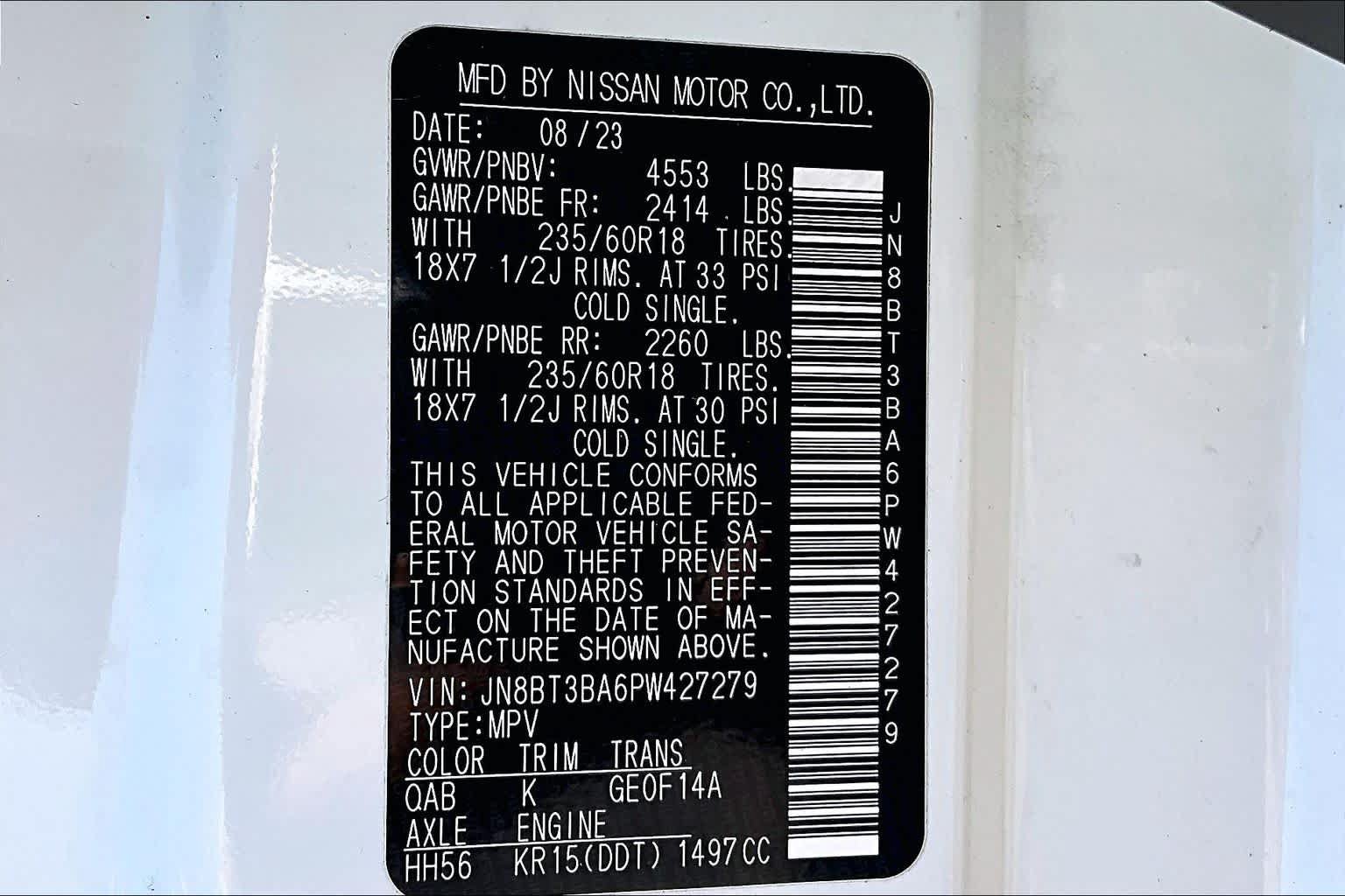 Certified 2023 Nissan Rogue SV FWD image 35