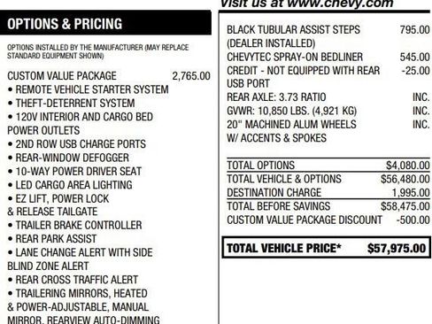 Used 2024 Chevrolet Silverado 2500 Custom w/ Custom Value Package AWD/4WD image 2