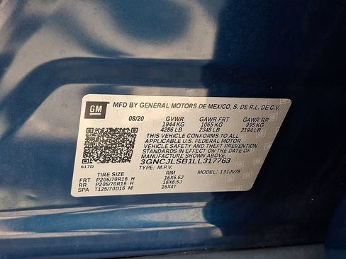 Certified 2020 Chevrolet Trax LT w/ LT Convenience Package FWD image 25