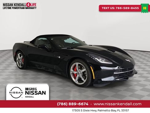 Used 2014 Chevrolet Corvette Stingray Convertible w/ 3LT Preferred Equipment Group RWD image 1