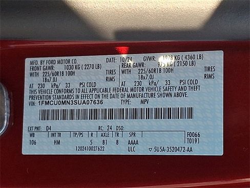 New 2025 Ford Escape ST-Line w/ Tech Pack #1 image 18