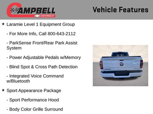 Used 2024 RAM 2500 Laramie w/ Sport Appearance Package image 31