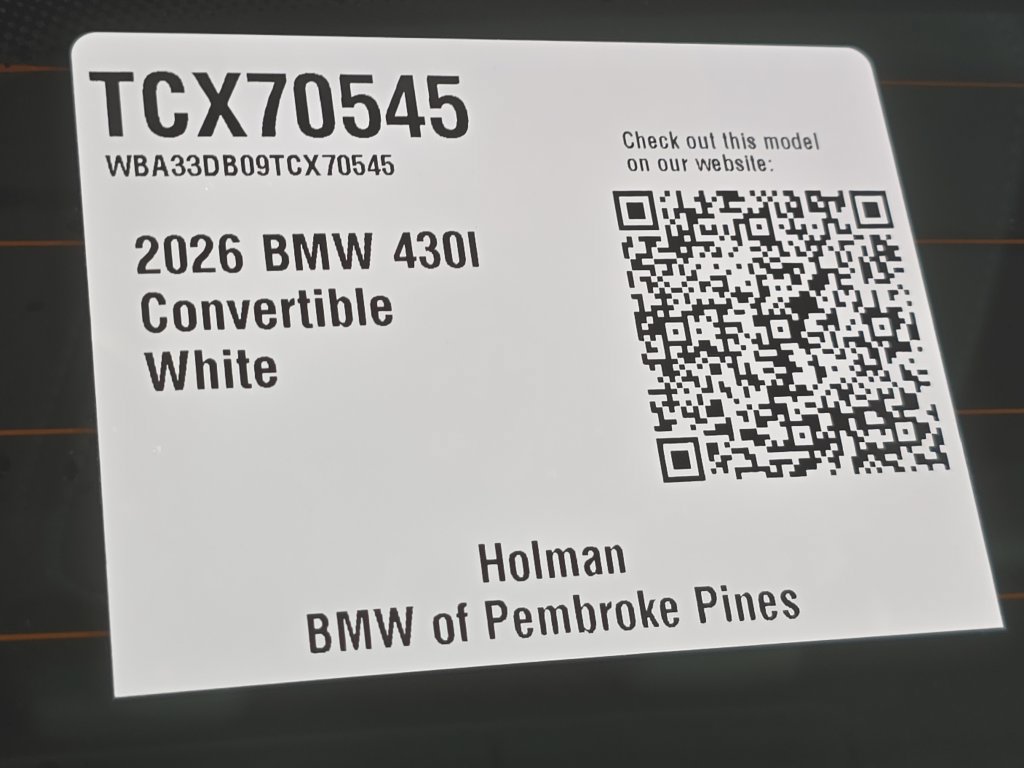 Used 2026 BMW 430i Convertible RWD image 25