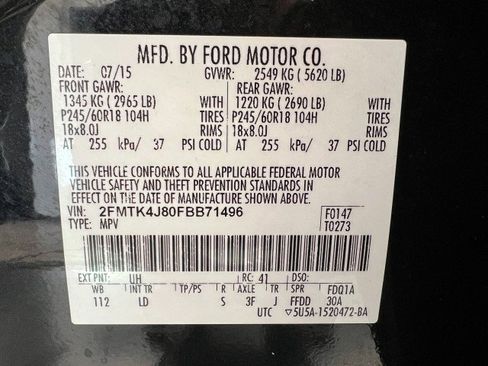 Used 2015 Ford Edge SEL w/ Equipment Group 201A image 33