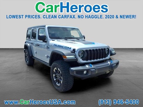 Used 2024 Jeep Wrangler Unlimited Rubicon 4xe AWD/4WD image 1