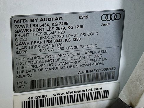 Used 2019 Audi Q5 2.0T Premium Plus w/ Premium Plus Package image 40
