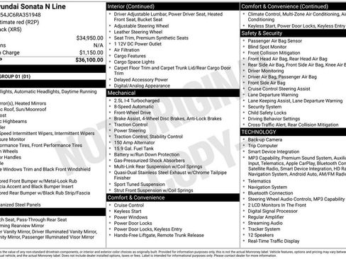 Used 2024 Hyundai Sonata N Line FWD image 33