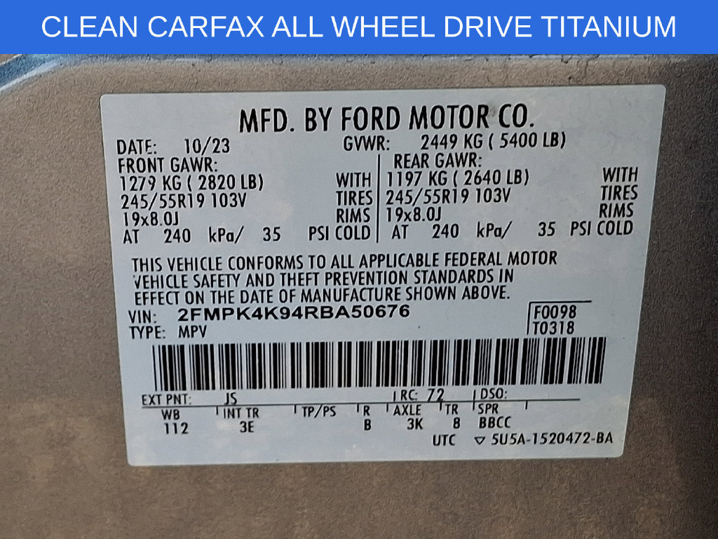Used 2024 Ford Edge Titanium AWD/4WD image 28