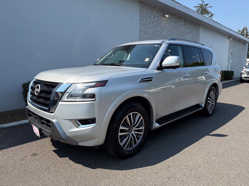 Certified 2023 Nissan Armada SL w/ Captain's Chairs Package AWD/4WD 360° Tour