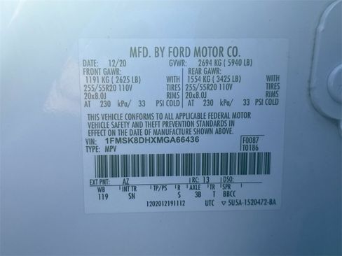 Used 2021 Ford Explorer XLT w/ Equipment Group 202A image 28