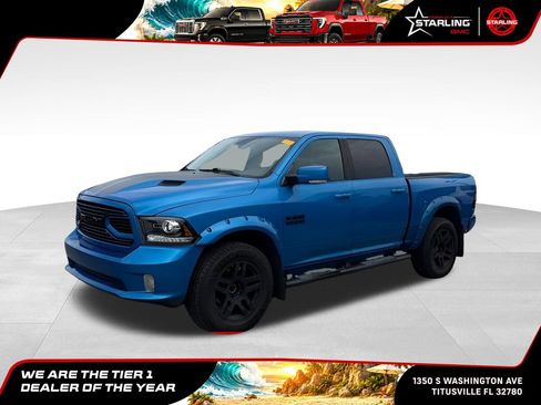 Used 2018 RAM 1500 Sport w/ Hydro Blue Sport Package AWD/4WD image 1