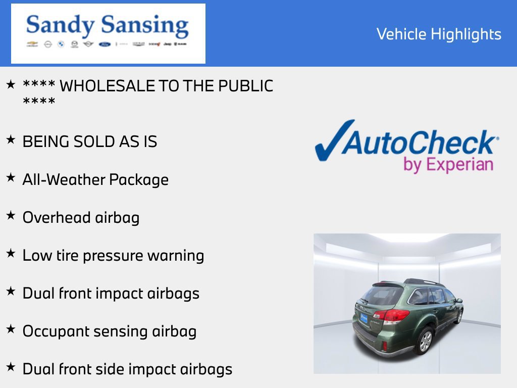 Used 2011 Subaru Outback 2.5i Premium w/ All-Weather Pkg AWD/4WD image 7