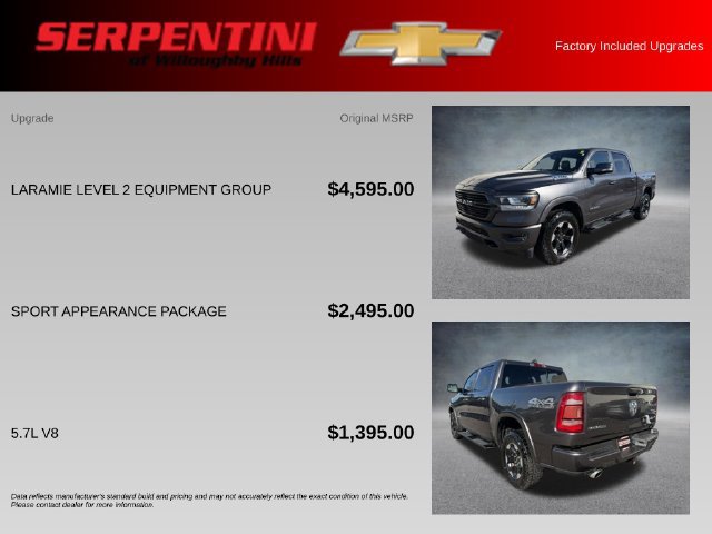 Used 2019 RAM 1500 Laramie AWD/4WD image 4