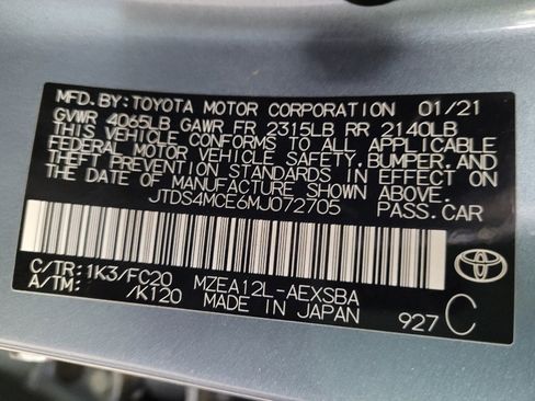 Used 2021 Toyota Corolla SE w/ Carpet Mat Package (TMS) FWD image 33