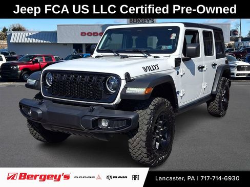 Used 2025 Jeep Wrangler Unlimited Sport S 4xe image 1